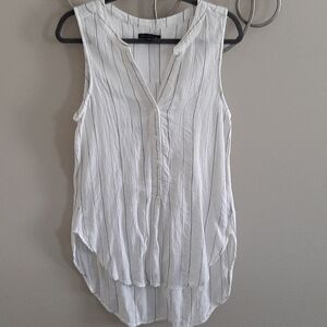 Sanctuary white striped tunic